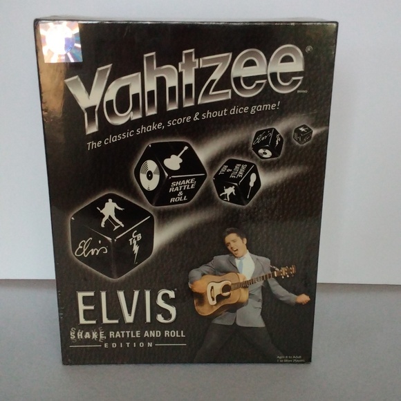 Hasbro Toys Hasbro Special Edition Yahtzee Elvis Presley Shake Rattle And Roll 206 Sealed